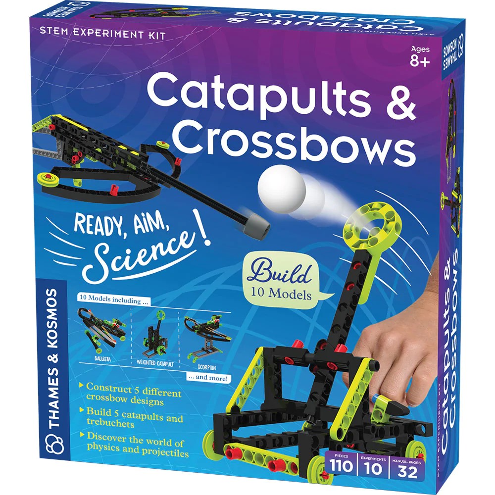 Thames & Kosmos 665107 Catapults & Crossbows STEM Experiment Kit