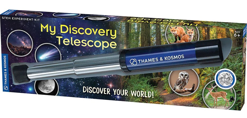 Thames & Kosmos 676919 Beginner Telescope w/12x Power