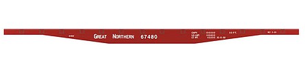 Tichy Trains 100086 HO Scale Railroad Decal Set 6 Pack -- Great Northern 50' 67000 Series Flatcar