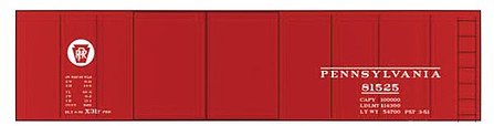 Tichy Trains 10012 HO Scale Railroad Decal Set -- Pennsylvania Railroad Class X-31F Boxcar