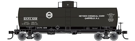 Tichy Trains 10042S S Scale Railroad Decal Set -- Heyden Chemical SHPX 8,000-Gallon Formaldehyde Tank Car