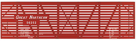 Tichy Trains 10090N N Scale Railroad Decal Set -- Great Northern 40' Stock Car