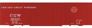 Tichy Trains 10099 HO Scale Railroad Decal Set -- Chicago Great Western 40' Single-Door Boxcar (1952 Corn Belt Logo)