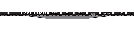Tichy Trains 10151 HO Scale Railroad Decal Set -- Atlantic Coast Line 40' Flatcar (Early Scheme)