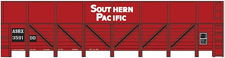 Tichy Trains 10172 HO Scale Railroad Decal Set -- American Sugar ASRX Ex-Southern Pacific GS Wood Gondola Sugar Beet Car