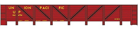 Tichy Trains 10175N N Scale Railroad Decal Set -- Union Pacific GS Wood Gondola (Yellow Lettering)
