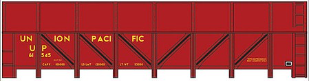 Tichy Trains 10180N N Scale Railroad Decal Set -- Union Pacific GS Steel Gondola Sugar Beet Car (Yellow Lettering)