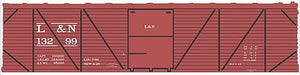 Tichy Trains 10241N N Scale Railroad Decal Set -- Louisville & Nashville 40' Single-Sheathed Wood Boxcar (Boxcar Red, No Logo)