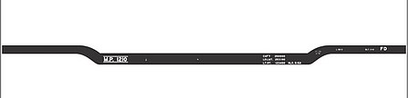Tichy Trains 10268N N Scale Railroad Decal Set -- Missouri Pacific 58' Depressed-Center Flatcar (black Car)