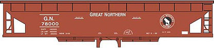 Tichy Trains 10274 HO Scale Railroad Decal Set -- Great Northern Ballast Hopper (Boxcar Red Car)