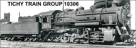 Tichy Trains 10306N N Scale Railroad Decal Set -- Boston & Maine 0-8-0 Steam Locomotive