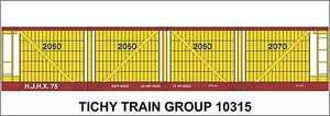 Tichy Trains 10315 HO Scale Railroad Decal Set -- H J Heinz 1913 4-Vat Wood Pickle Car