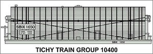 Tichy Trains 10400 HO Scale Railroad Decal Set -- Standard Brands Vinegar Tank Car SBIX (gray car)