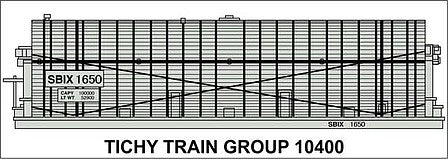 Tichy Trains 10400N N Scale Railroad Decal Set -- Standard Brands Vinegar Tank Car SBIX (gray car)
