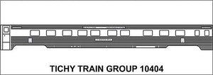 Tichy Trains 10404N N Scale Railroad Decal Set -- Bangor & Aroostook Passenger Cars (Lettering for 4 Cars)