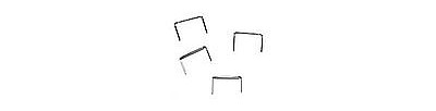 Tichy Trains 2001 O Scale Grab Irons - Formed .020" Phosphor-Bronze Wire pkg(50) -- 18" Drop Type