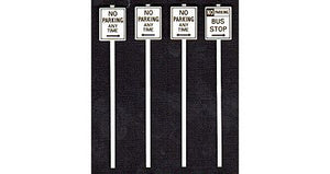Tichy Trains 2066 O Scale No Parking Signs -- pkg(8)