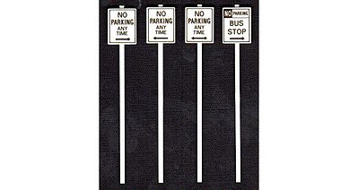 Tichy Trains 2066 O Scale No Parking Signs -- pkg(8)