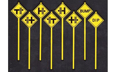 Tichy Trains 2075 O Scale Assorted Warning Signs -- pkg(8)