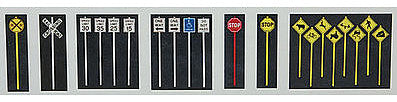 Tichy Trains 2079 O Scale Sign Assortment -- 73 Different Signs, 128 Pieces Total