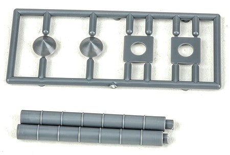 Tichy Trains 2082 O Scale Straight Vent Kit -- 8" Scale Diameter, 6' Scale Long (unpainted) Matches #293-2081