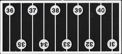 Tichy Trains 2095 O Scale Milepost Signs 1 to 60 -- pkg(60)