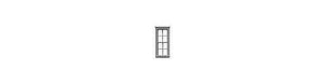 Tichy Trains 2512 N Scale Windows - Double Hung pkg(12) -- 30 x 80" (Fits .21 x .52") 4/4