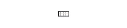 Tichy Trains 2547 N Scale 12-Pane Window with Precut Glazing -- 75 x 32" Scale, .5 x .23" Opening pkg(12)