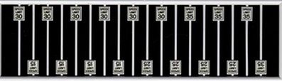 Tichy Trains 2606 N Scale Low Speed Limit Signs -- pkg(18)