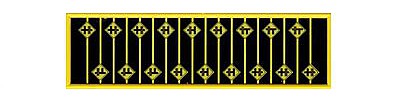 Tichy Trains 2614 N Scale Highway Grade Crossing Location Warning Signs -- pkg(18)