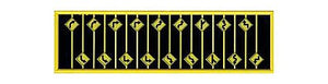 Tichy Trains 2616 N Scale Road Path/Curve Warning Signs #1 -- pkg(18)