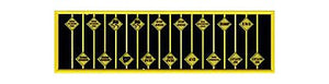 Tichy Trains 2618 N Scale Written Warning Signs -- pkg(18)