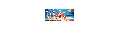 Tichy Trains 2632 N Scale Serve in the Naval Reserve Billboard - Kit