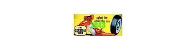 Tichy Trains 2643 N Scale General Tire Billboard - Kit