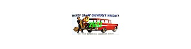 Tichy Trains 2647 N Scale Chevrolet Wagons Billboard - Kit