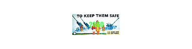 Tichy Trains 2660 N Scale Keep Them Safe Army/Air Force Billboard - Kit