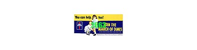 Tichy Trains 2663 N Scale Join the March of Dimes Billboard - Kit