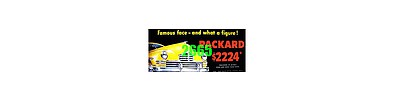 Tichy Trains 2665 N Scale Packard $2224 Billboard - Kit