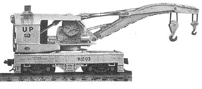 Tichy Trains 2700 N Scale 120-Ton Brownhoist Crane -- Kit