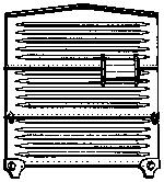 Tichy Trains 3001 HO Scale Box Car Ends -- Youngstown - For USRA Double Sheath Cars 1 Pair