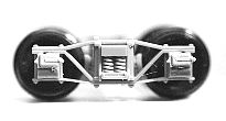 Tichy Trains 3002 HO Scale Freight Car Truck Kits -- Arch Bar (Paintable Styrene w/Separate Nylon Bearings)