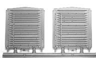 Tichy Trains 3031 HO Scale Box Car Ends -- Rebuilt USRA End With Top Rib