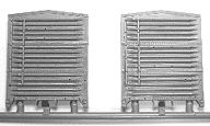 Tichy Trains 3032 HO Scale Box Car Ends -- Rebuilt USRA Without Top Rib 1 Pair