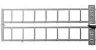 Tichy Trains 3033 HO Scale Freight Car Ladder Set -- Includes 2 Each of 6 Different Riveted Steel Ladders