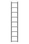 Tichy Trains 3066 HO Scale Freight Car Ladders pkg(8) -- Tall Boxcar-Style (14" Spacing)