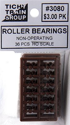 Tichy Trains 3080 HO Scale Roller Bearings -- pkg(36)