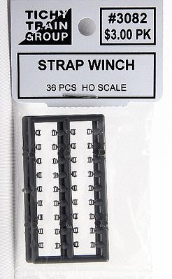 Tichy Trains 3082 HO Scale Strap Winch -- pkg(36)