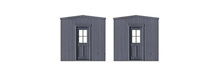 Tichy Trains 3087 HO Scale Wood Caboosee-Work Car Ends -- 1 Pair