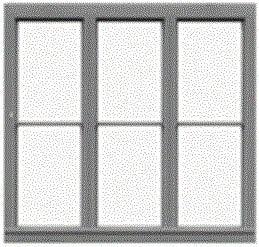 Tichy Trains 3526 S Scale 3-Unit 1/1 Double-Hung Window w/Precut Glazing -- 70 x 64" Scale, Fits 1.18 x 1.1" Opening pkg(4)