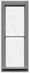 Tichy Trains 3528 S Scale 1/1 Double-Hung Window w/Precut Glazing -- 21 x 64" Scale, Fits .385 x 1.1" Opening pkg(12)